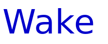 Wake & Bake шрифт